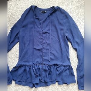 a.n.a Blue Women's Top
